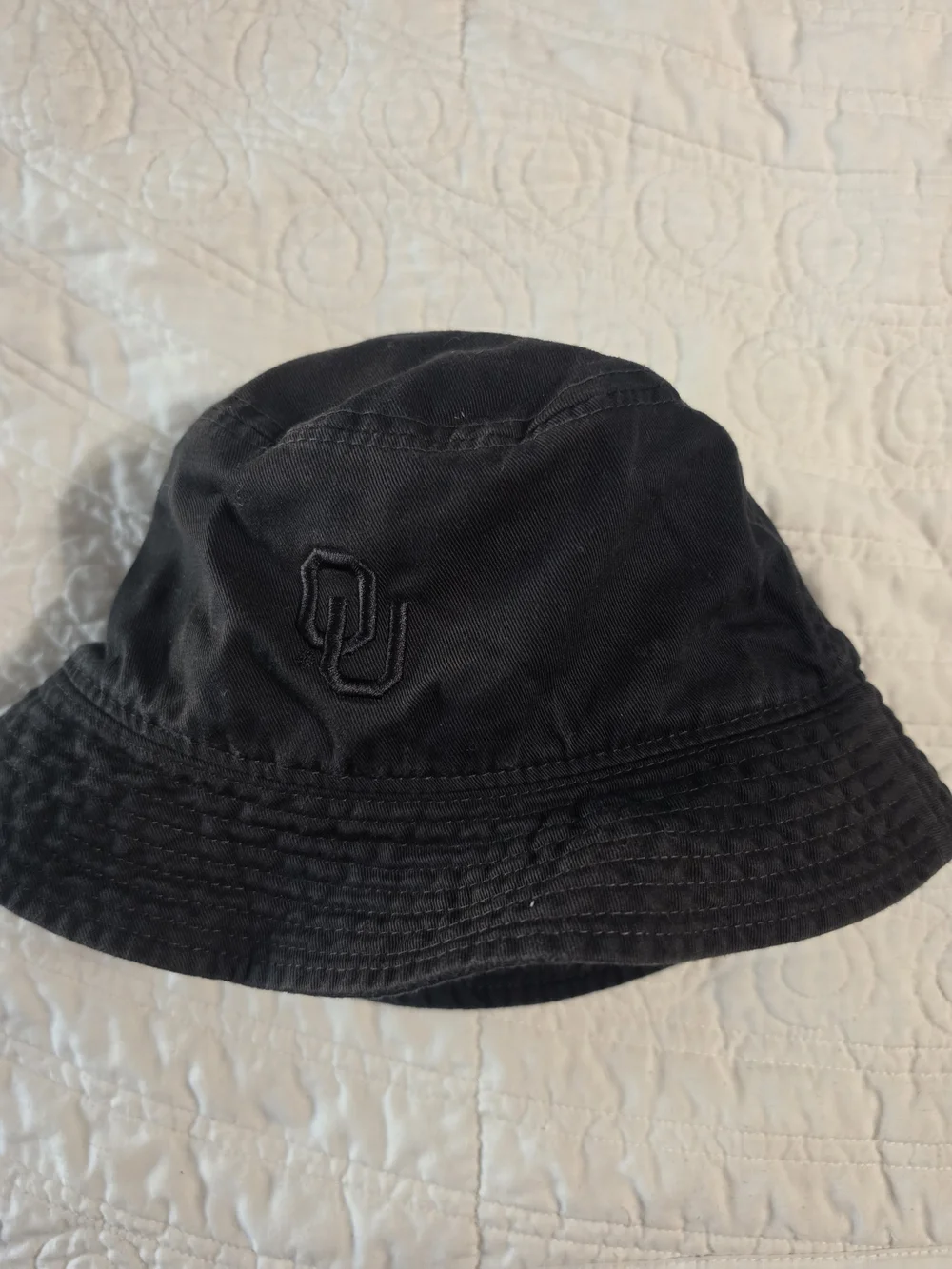 Nike Black Kids Embroidered Logo Bucket Hat